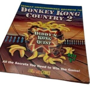 Brady Games Totally Unauthorized Secrets To Donkey Kong Country 2 Strategy Guide